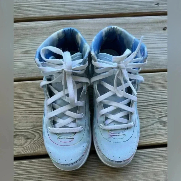 Jordan 2 J Balvin Toddler DQ7692-419 Jordan Retro SP Celestine Blue Glow Sz 13C - Picture 3 of 9